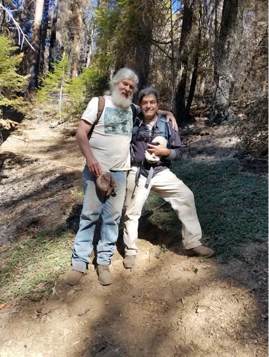 Petey Brucker and Felice Pace in the Fall of 2017