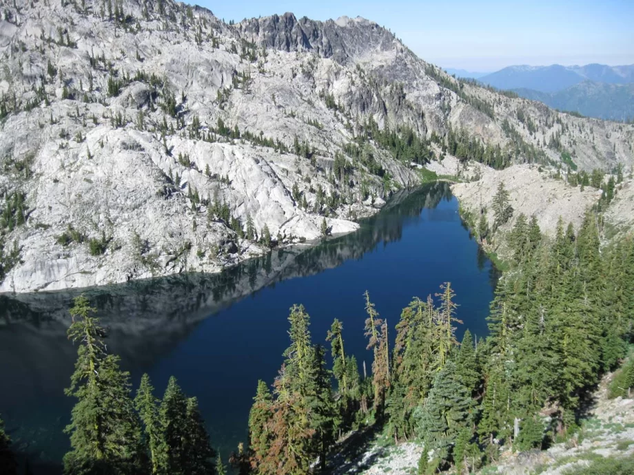 Big Blue Lake in the Russian Wilderness