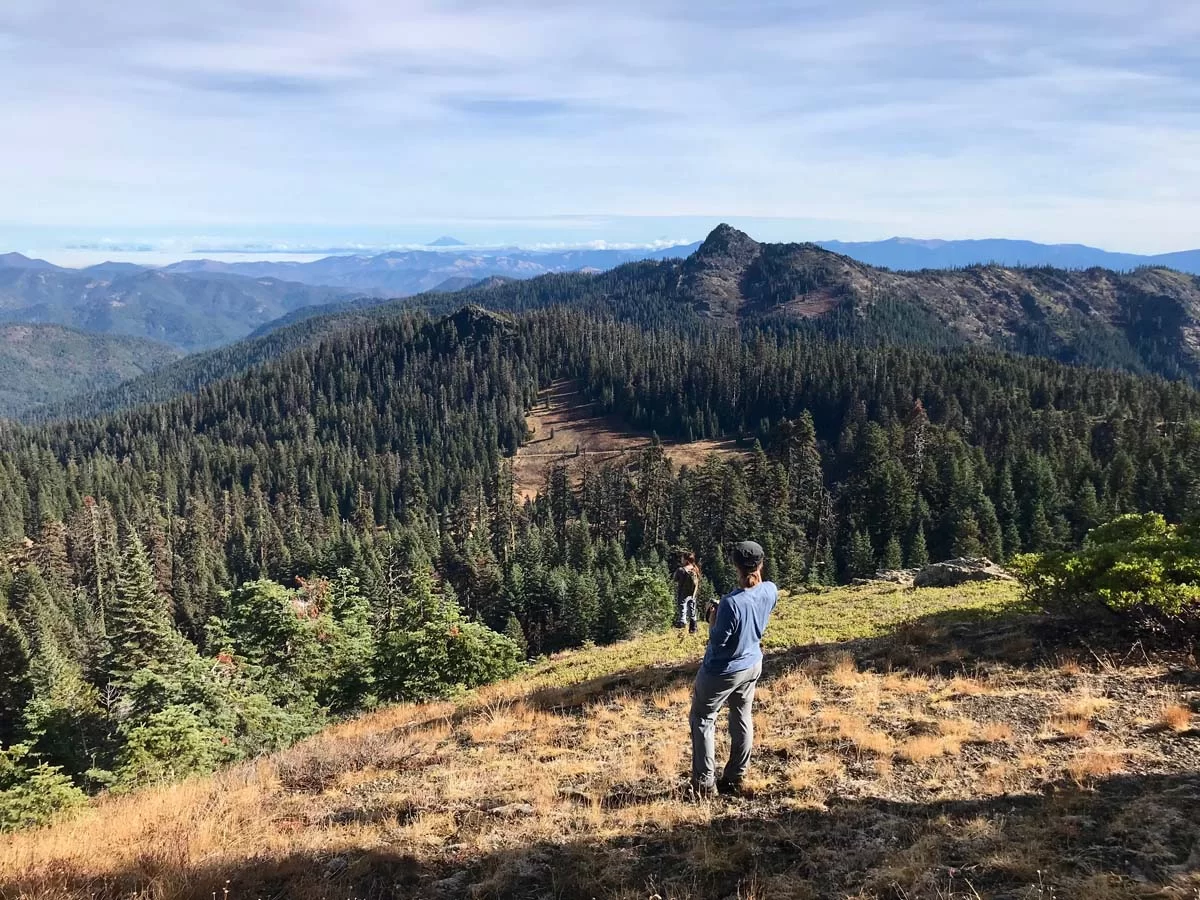KFA members hiking mountain top