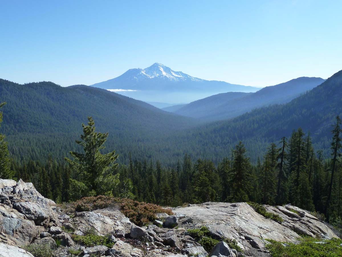 Mount Shasta viewed from Siskiyou Mountains