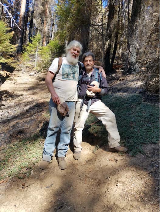 Petey Brucker and Felice Pace in the Fall of 2017