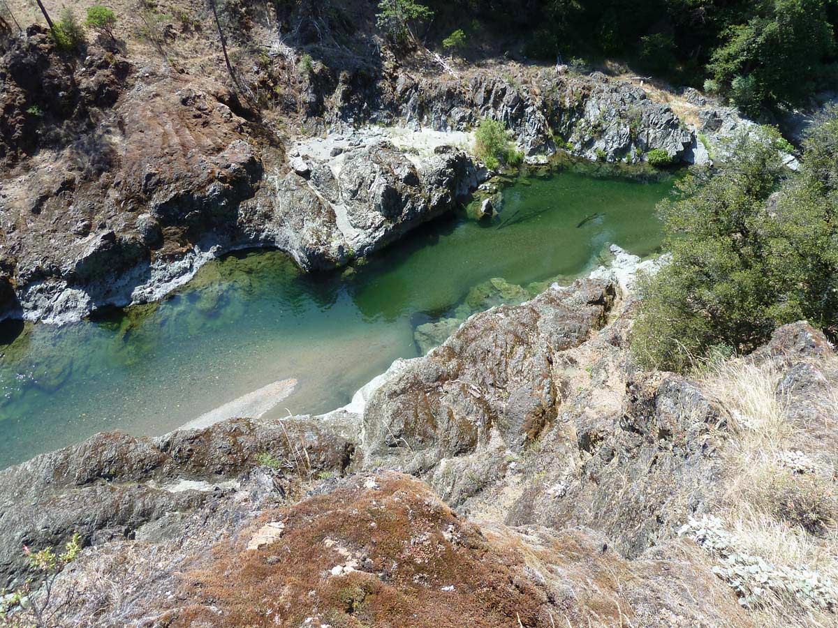 Deep, clear holes on the South Fork of the Salmon River